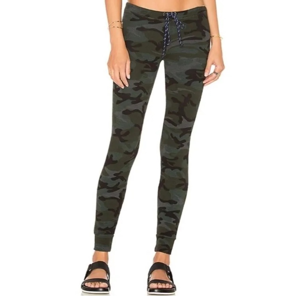 Sundry skinny jogger sweatpants in charcoal camo from Revolve